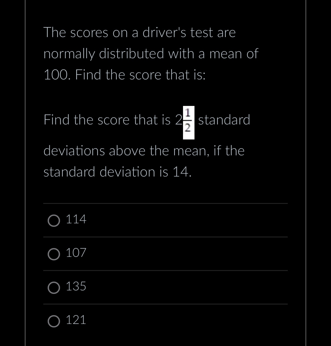 solved-the-scores-on-a-driver-s-test-are-normally-chegg