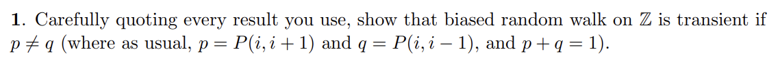 Random And Baised Math Solved Carefully quoting every result you use, show that | Chegg.com