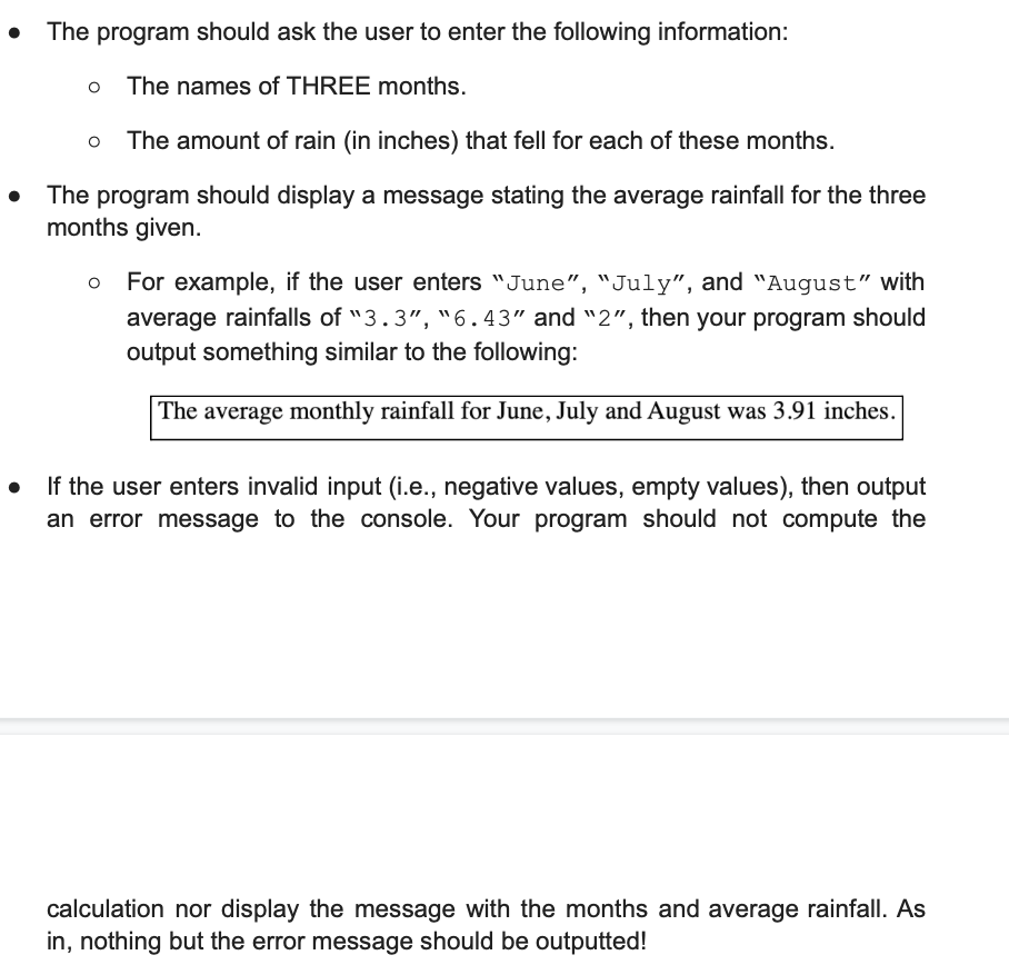 Solved In Javascript, Write A Program That Calculates The | Chegg.com