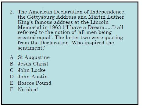 what question is left unanswered in the declaration of independence