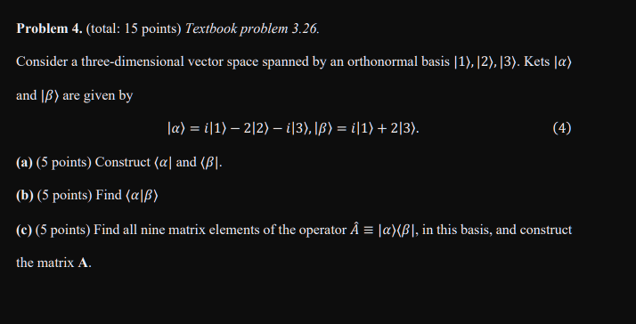 Solved Problem 4. (total: 15 points) Textbook problem 3.26. | Chegg.com