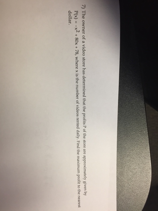 Solved 7) The owner of a video store has determined that the