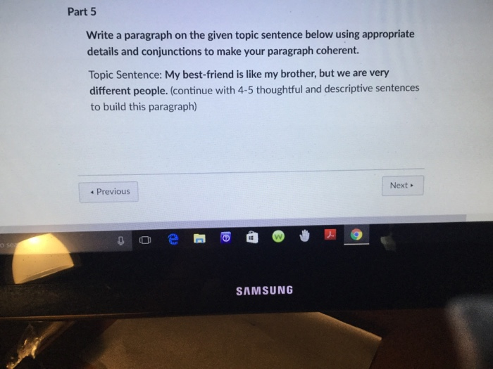 Solved Read the following paragraph and then answer the | Chegg.com