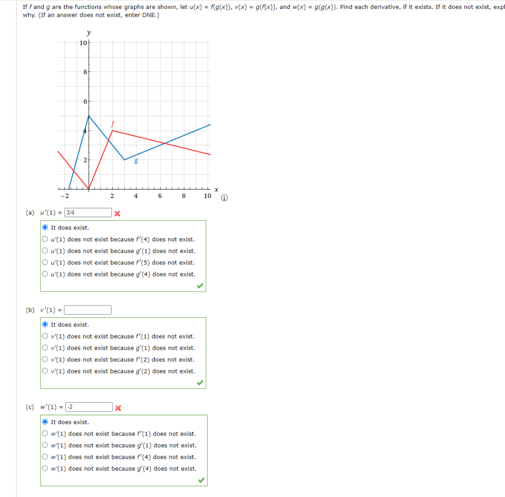 Solved If f and g are the functions whose graphs are shown, | Chegg.com