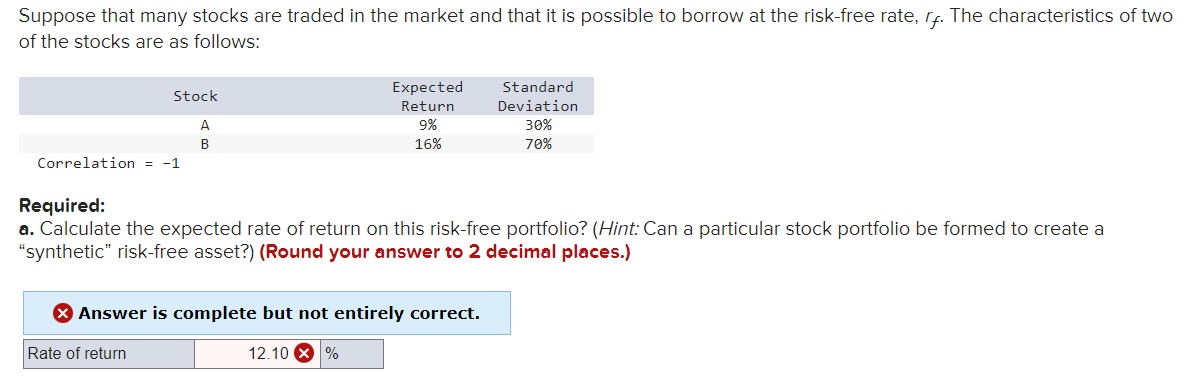 Solved Suppose That Many Stocks Are Traded In The Market And | Chegg.com