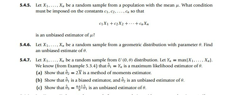 Solved 5 4 5 Let X X Be A Random Sample From A Po Chegg Com