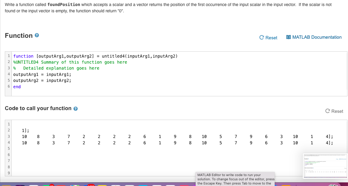 Solved Write a function called foundPosition which accepts a | Chegg.com