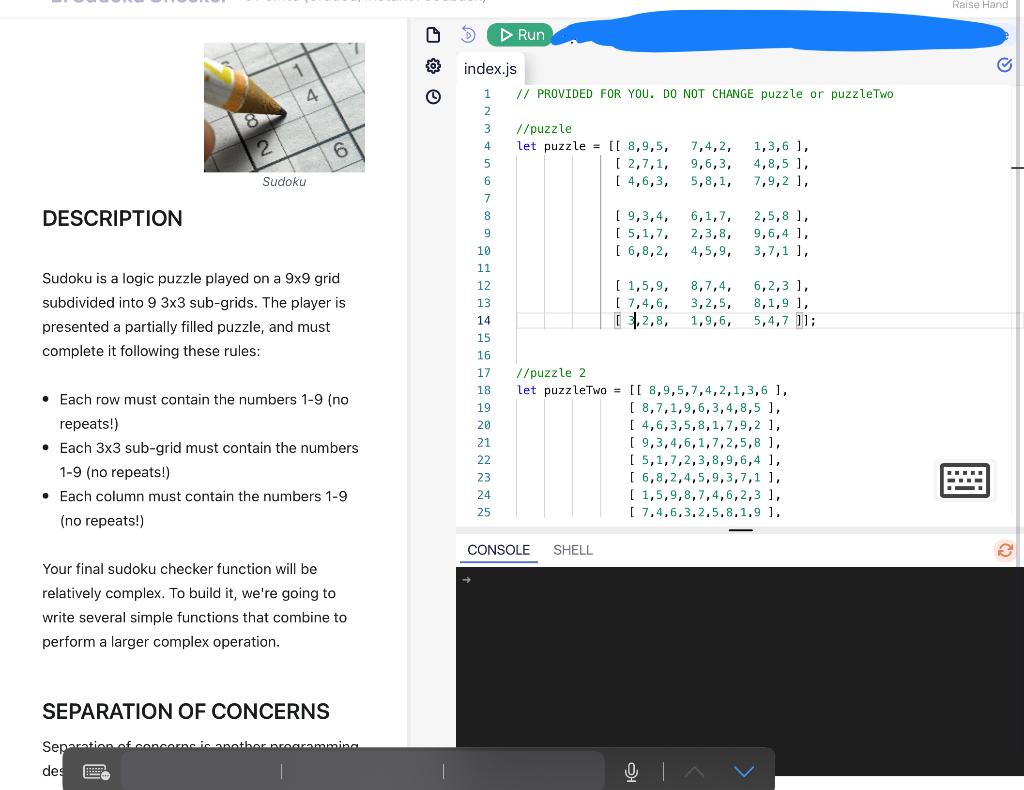 Sudoku Description