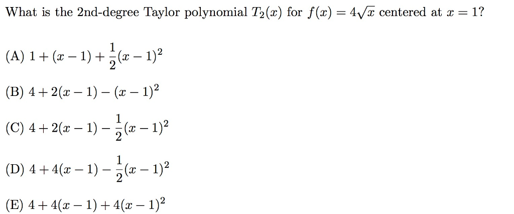 solved-what-is-the-2nd-degree-taylor-polynomial-t2-x-4vr-chegg