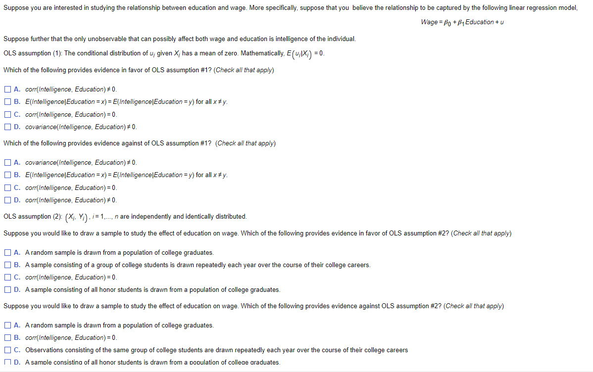 Suppose you are interested in studying the | Chegg.com