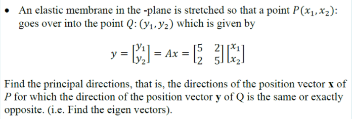 Solved • An elastic membrane in the -plane is stretched so | Chegg.com