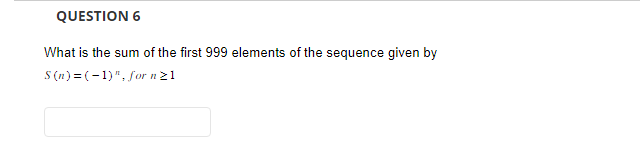 Solved What is the sum of the first 999 elements of the | Chegg.com