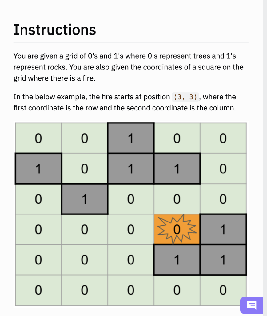 Solved Instructions You are given a grid of O's and 1's | Chegg.com