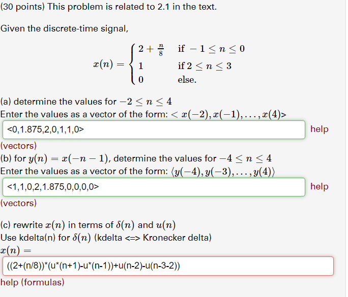 Solved (30 points) This problem is related to 2.1 in the | Chegg.com