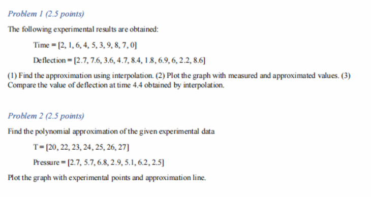 Solved Dear Chegg Experts , Please Use MATLAB /OCTAVE To | Chegg.com