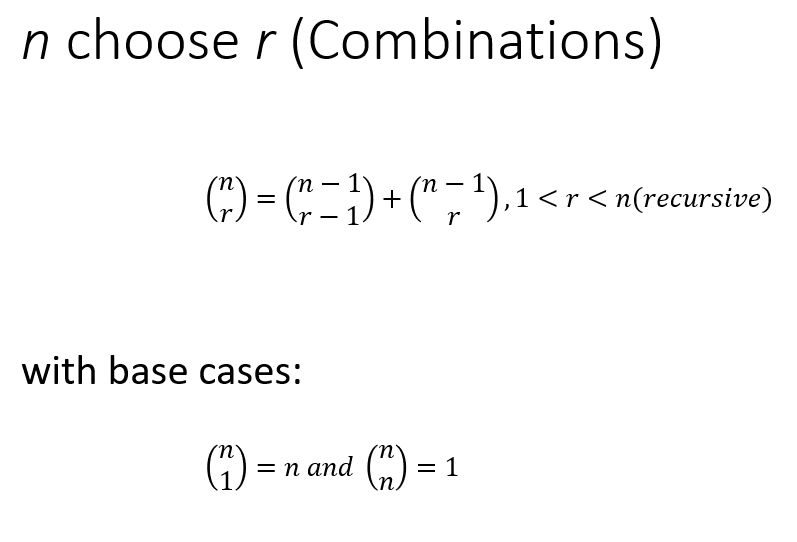 Solved Prove of a recursive definition of r