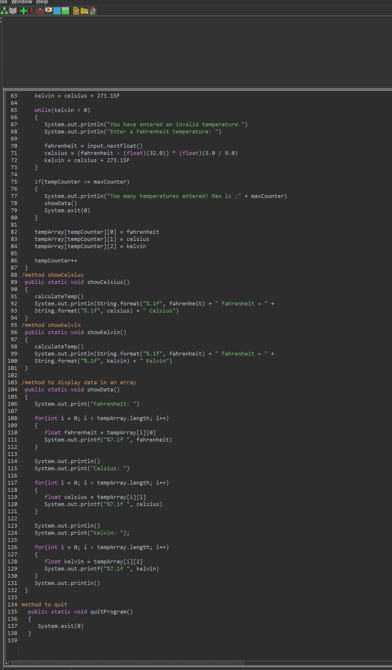 Solved I'm working on a code according to my teacher's | Chegg.com