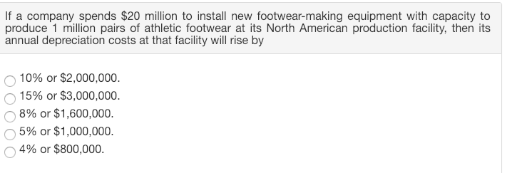 Solved If a company spends $20 million to install new | Chegg.com