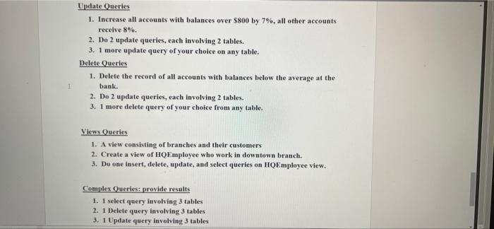 Solved please write the sql statement for each | Chegg.com