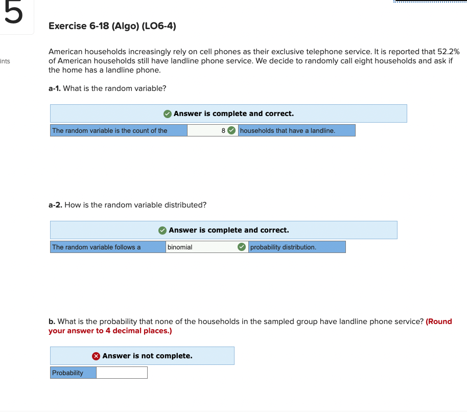 Solved American households increasingly rely on cell phones