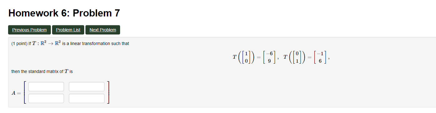 Solved Homework 6: Problem 6 Previous Problem Problem List | Chegg.com
