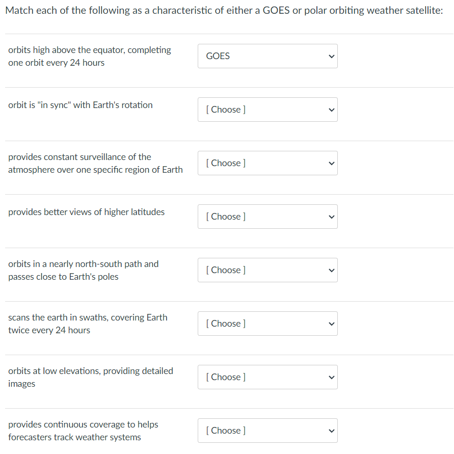 Solved Match each of the following as a characteristic of | Chegg.com