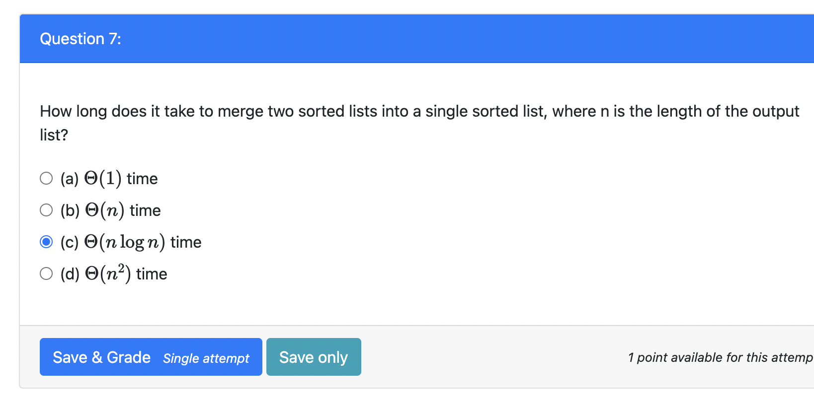 solved-how-long-does-it-take-to-merge-two-sorted-lists-into-chegg