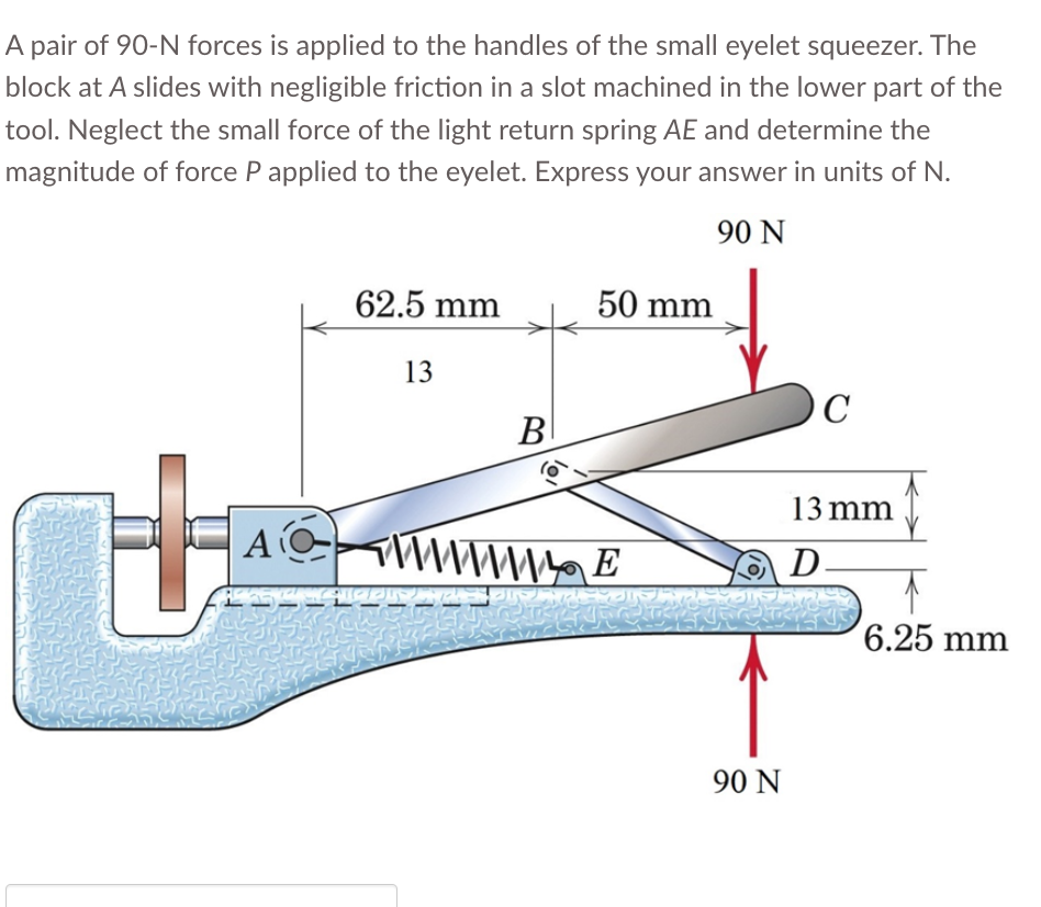 Solved A pair of 90−N forces is applied to the handles of | Chegg.com