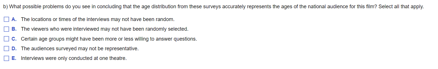 Solved As part of the marketing group at a film studio, you | Chegg.com