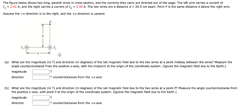 Solved The Figure Below Shows Two Long, Parallel Wires In 