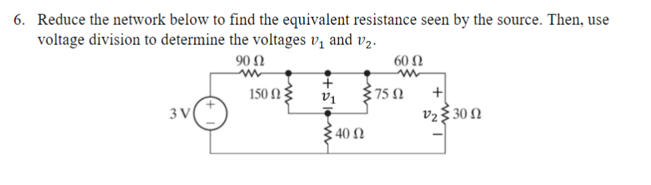 Solved Reduce the network below to find the equivalent | Chegg.com