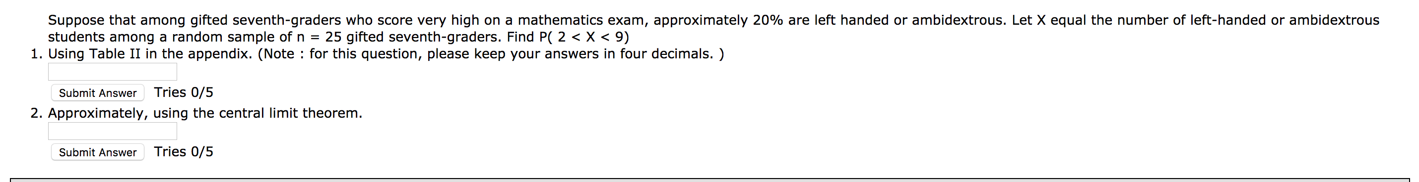 Solved Suppose that among gifted seventh-graders who score | Chegg.com