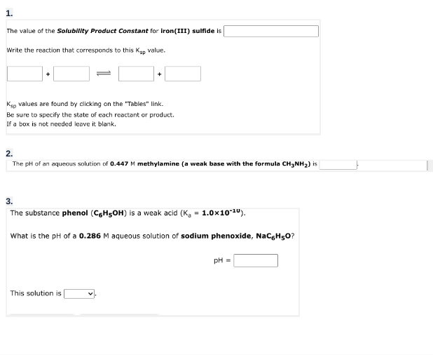 Solved The value of the Solubility Product Constant for | Chegg.com