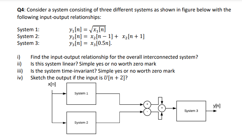 Solved Q4: Consider A System Consisting Of Three Different | Chegg.com