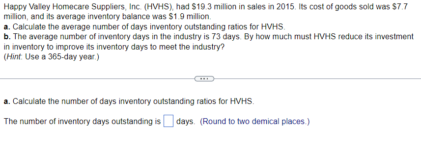solved-happy-valley-homecare-suppliers-inc-hvhs-had-chegg