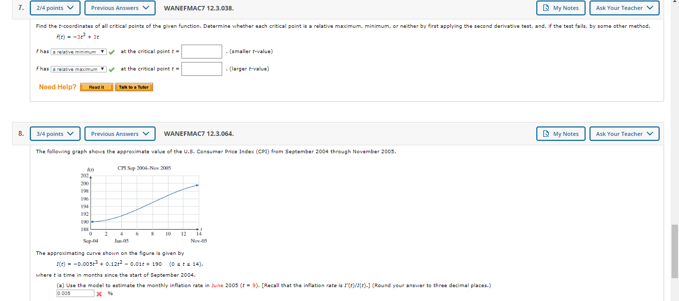 Solved Submitted 9. 2/4 points v Previous Answers My Notes A