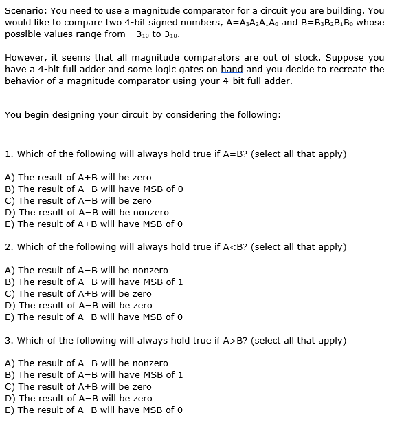 solved-scenario-you-need-to-use-a-magnitude-comparator-for-chegg