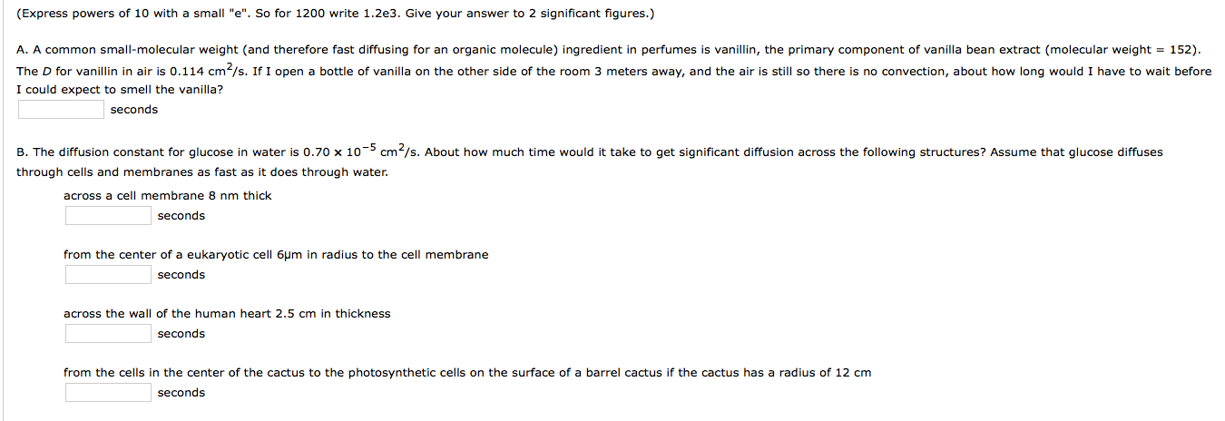 Solved: (Express Powers Of 10 With A Small 