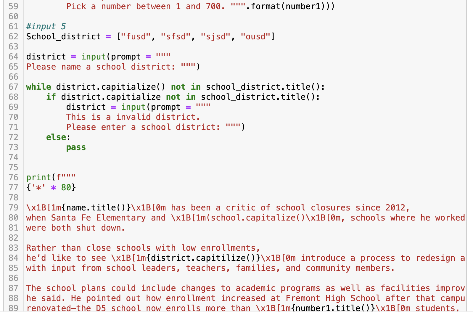 Solved Part I: For the selected Mad Lib, explain the | Chegg.com