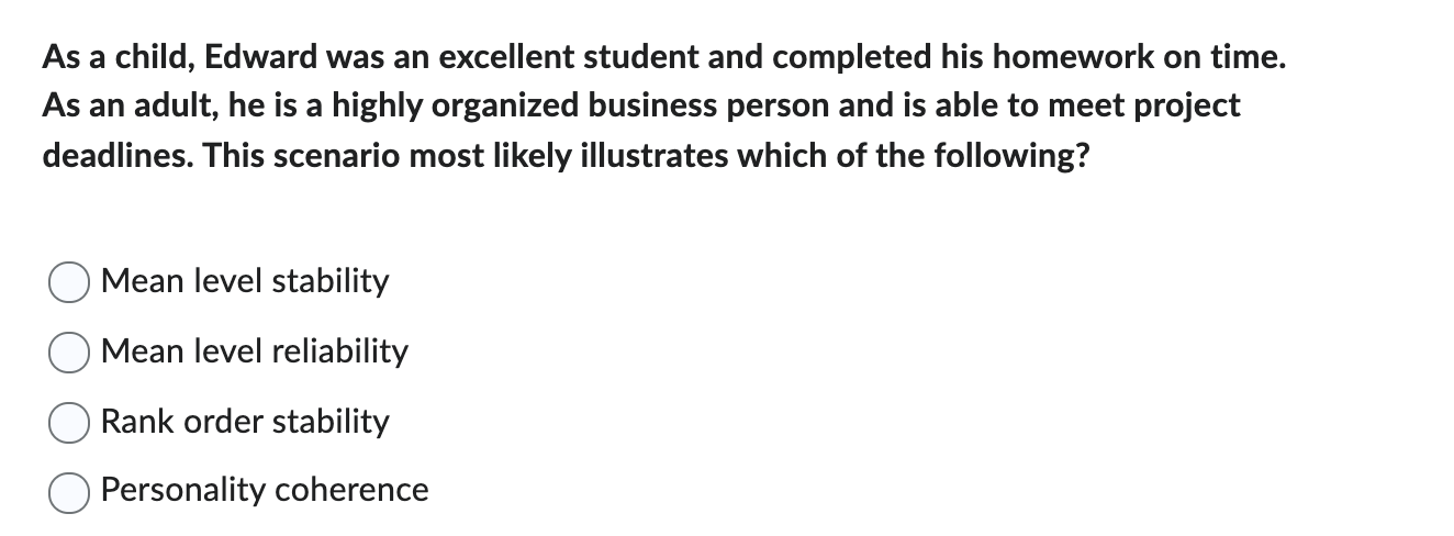Solved As a child, Edward was an excellent student and | Chegg.com