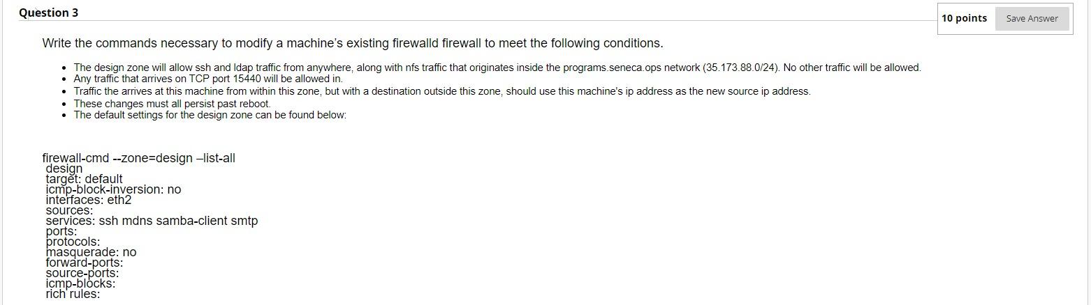 Solved Question 3 10 points Save Answer Write the commands | Chegg.com