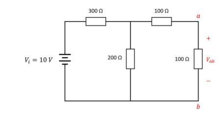 Solved (figure 1) Using Thevenin’s theorem, calculate Vab in | Chegg.com