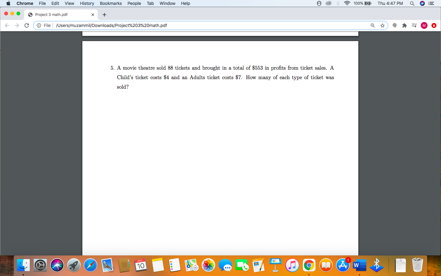 Solved Chrome File Edit View History Bookmarks People Tab | Chegg.com
