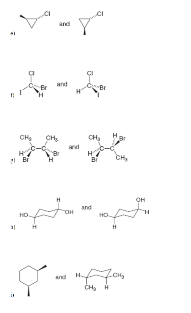 Solved 2. How Are The Compounds In Each Pair Related To Each 