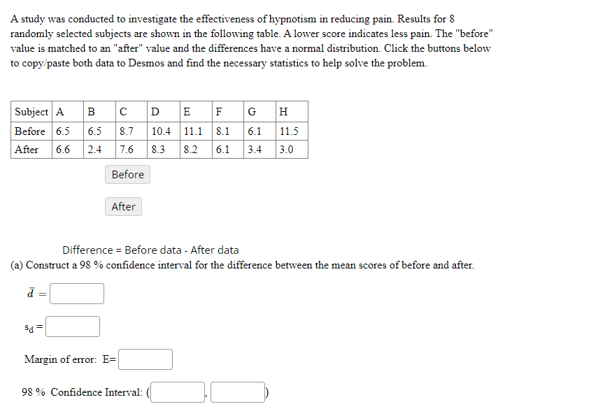 Solved A study was conducted to investigate the | Chegg.com