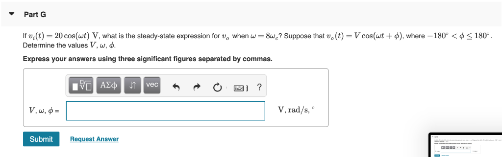Solved Part A Consider the filter shown in (Figure 1). Find | Chegg.com
