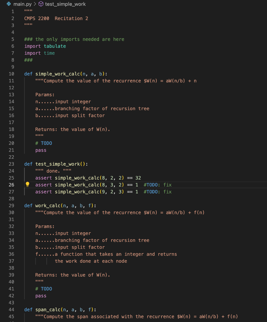 Solved In class, we've started looking at recurrences and | Chegg.com