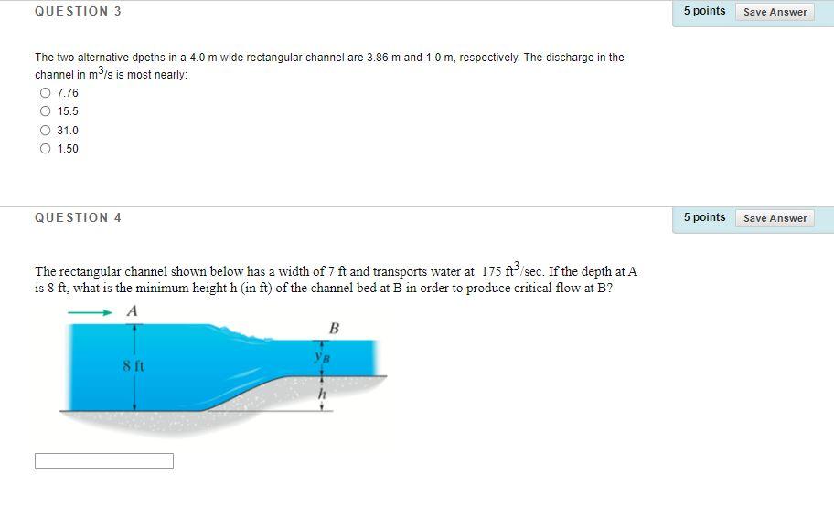 Solved QUESTION 3 5 points Save Answer The two alternative | Chegg.com