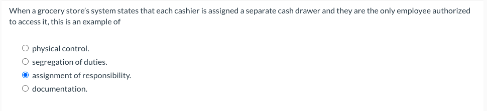 Solved When a grocery store's system states that each | Chegg.com