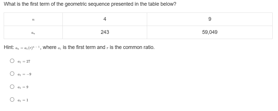 Solved What Is The First Term Of The Geometric Sequence Chegg solved-what-is-the-first-term-of-the-geometric-sequence-chegg